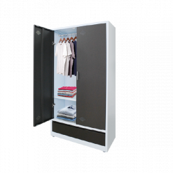 Tủ sắt đựng quần áo 2 cánh mở rộng 94.5cm Xuân Hoà CA-7A-1K-2