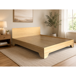 Giường ngủ gỗ công nghiệp MDF hiện đại đẹp GCN31
