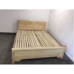 Giường ngủ gia đình bằng gỗ sồi 1m6x2m giá rẻ GGN10
