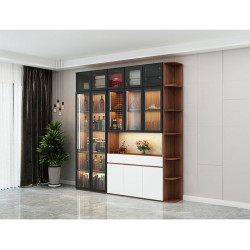 Tủ gỗ để rượu trang trí phòng khách đẹp TR27