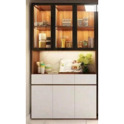 Tủ để rượu trang trí phòng khách bằng gỗ công nghiệp lõi xanh chống ẩm TR27
