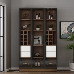 Tủ kệ rượu gỗ công nghiệp hiện đại trang trí đẹp TR31