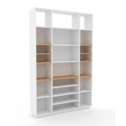 Kệ gỗ đứng nhiều ngăn để sách và hồ sơ tài liệu rộng 154cm giá rẻ KSG86