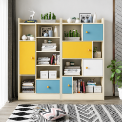 Tủ kệ sách thấp đẹp hiện đại nhiều ngăn tiện dụng KSG97