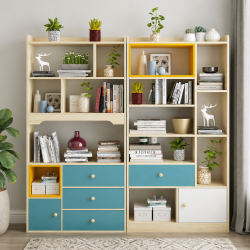 Giá sách trang trí gỗ công nghiệp hiện đại KSG99
