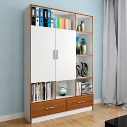 Tủ kệ sách gỗ MDF KSG105 để hồ sơ tài liệu văn phòng rộng 120cm