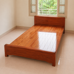 Giường ngủ gỗ xoan tự nhiên bền đẹp GGN15