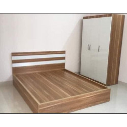 Combo giường tủ gỗ công nghiệp CBGT01 – Combo giường tủ hiện đại, phòng ngủ giá rẻ, tiết kiệm không gian