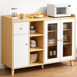 Kệ vi sóng để đồ nhà bếp gỗ công nghiệp đẹp KVS47