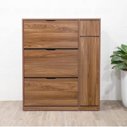 Tủ để giày dép thông minh bằng gỗ công nghiệp cánh lật KĐG23