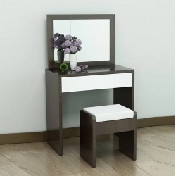 Bàn trang điểm gỗ công nghiệp BTD16 mini thông minh – Bàn phấn hiện đại đẹp, tiết kiệm không gian