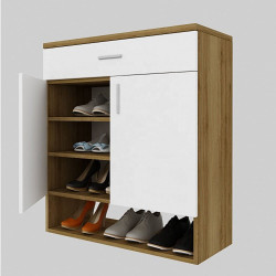 Tủ giày dép gỗ công nghiệp 2 cánh mở KĐG53