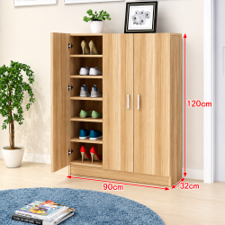 Tủ giày gỗ MDF 3 cánh sức chứa lớn rộng 90cm KĐG60