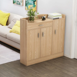 Tủ gỗ để giày dép có ngăn kéo cánh mở hiện đại KĐG69