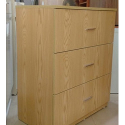Tủ hộc 3 ngăn kéo để đồ nhà bếp gỗ ép KVS55