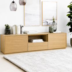 Kệ tivi gỗ nhiều ngăn để đồ phòng khách đơn giản hiện đại KST64