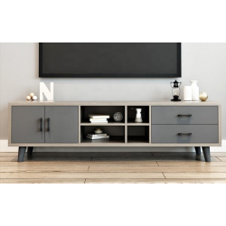 Tủ kệ tivi chân gỗ để sàn KST66 đẹp giá rẻ