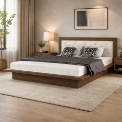 Giường ngủ kiểu nhật gỗ công nghiệp đẹp sang trọng GCN48