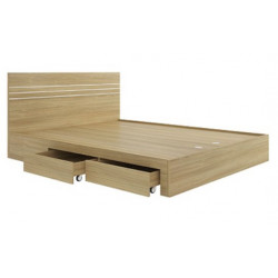 Giường ngủ 1m6 gỗ công nghiệp 2 ngăn kéo GCN56