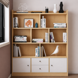 Tủ kệ giá sách đứng bằng gỗ công nghiệp 120cm KSG119