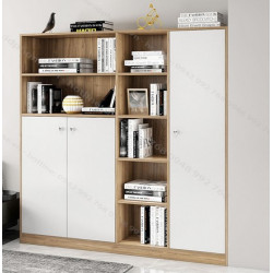 Tủ kệ gỗ đẹp để hồ sơ sách tài liệu hiện đại KSG130
