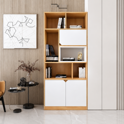 Tủ kệ sách gỗ công nghiệp đẹp hiện đại rộng 80cm KSG131