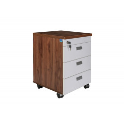 Hộc tủ bàn làm việc đựng tài liệu bằng gỗ The One LUXM3D