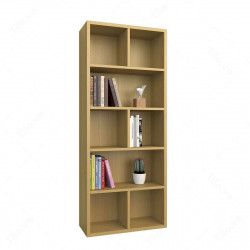 Giá kệ sách gỗ đứng 5 tầng trang trí để đồ tiện ích giá rẻ KSG144