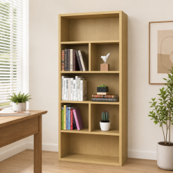 Giá kệ sách gỗ đứng trang trí 60x150cm KSG145