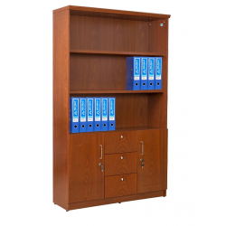 Tủ gỗ để tài liệu 3 buồng Hòa Phát DC1240VM9