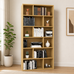 Kệ sách trang trí gỗ công nghiệp 90x180cm KSG150