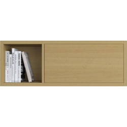 Tủ kệ sách gỗ công nghiệp treo tường 90x30cm KTT54
