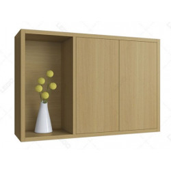 Tủ kệ gỗ để sách trang trí treo tường 90x60cm KTT57