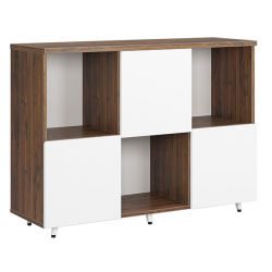 Tủ gỗ thấp để hồ sơ văn phòng The One LUX880-3T1