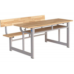 Bàn liền ghế học sinh gỗ tự nhiên The One BHS111 (giá tính dưới 100đvsp)