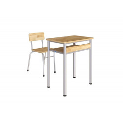 Bàn ghế học sinh đơn gỗ tự nhiên The One BHS115 (giá tính dưới 100đvsp)
