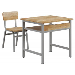 Bàn ghế học sinh đơn gỗ tự nhiên The One BHS116 (giá tính dưới 100đvsp)