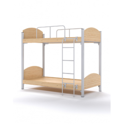 Giường gỗ khung sắt 2 tầng NT190 JS-2T-G 