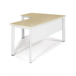 Bàn góc lượn trái phải mặt gỗ chân sắt ống oval NT190 BLT(P)14-CO/BLT(P)16-CO