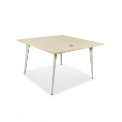 Cụm bàn làm việc chân sắt mặt gỗ NT190 1902B12-2/1902B14-2