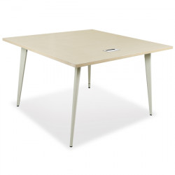 Bàn làm việc giản đơn chân sắt mặt gỗ 1902B12-2 