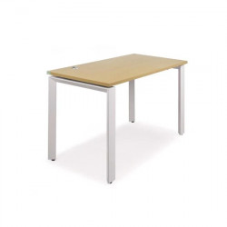 Bàn làm việc giản đơn chân sắt mặt gỗ 1906B14