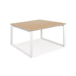 Bàn làm việc đôi chân sắt mặt gỗ NT190 1906B12-2/1906B14-2
