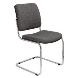 Ghế ngồi họp văn phòng chân quỳ khung sắt inox đệm nỉ GQ01-IN