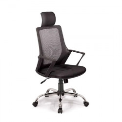 Ghế xoay lưng lưới văn phòng, chân tay mạ GX307-M 