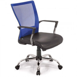 Ghế xoay lưng lưới văn phòng, chân sao mạ của Nội thất 190 GX402A-M