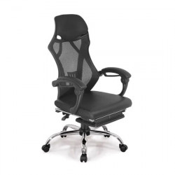 Ghế xoay lưới cao cấp ngả nhiều góc độ khác nhau nằm nghỉ thư giãn, chân sao sắt mạ GX407B-M
