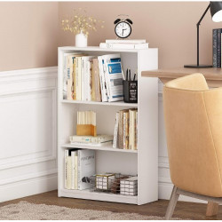 Kệ sách tài liệu gỗ 3 tầng thấp để sàn KSG191