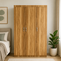Tủ quần áo gỗ công nghiệp TQA80 3 cánh mở rộng 120cm