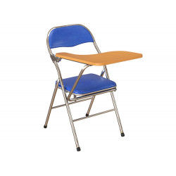 Ghế gấp liền bàn viết gỗ The One G01B khung sơn/mạ đệm bọc PVC ngồi học giá tốt